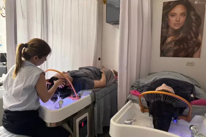苗栗越式洗頭