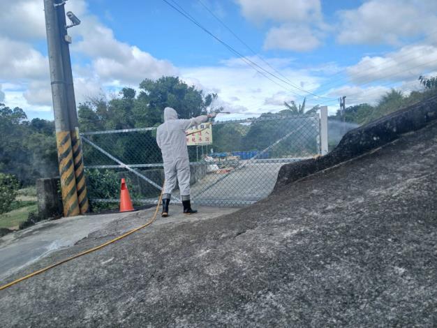 非洲豬瘟第4天    苗栗持續監控全縣豬隻並進行疫調及清消工作