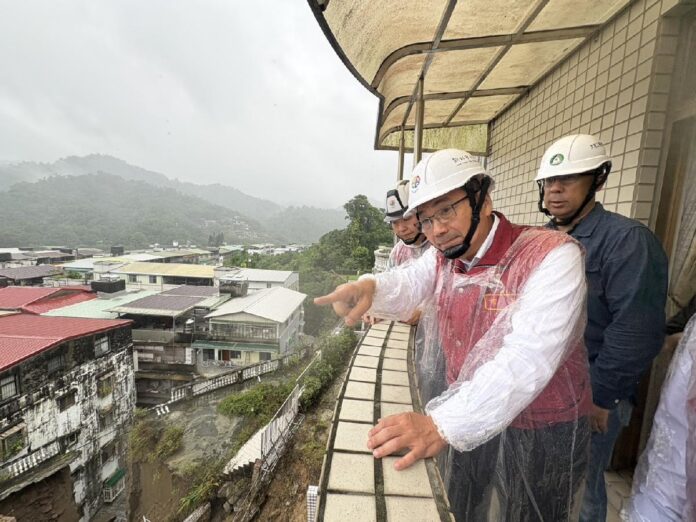 豪雨釀社區擋土牆坍塌預防性撤離108人