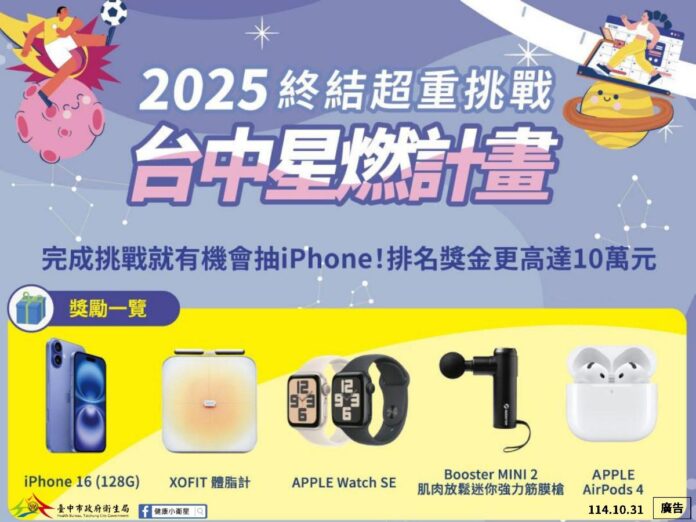 「2025台中星燃計畫」後測開跑!星燃夥伴集合 一起驗收閃亮成果