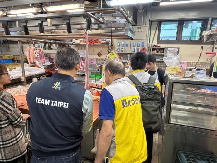 因應非洲豬瘟威脅 臺北市市場處本(10/23)日啟動跨局處聯合稽查